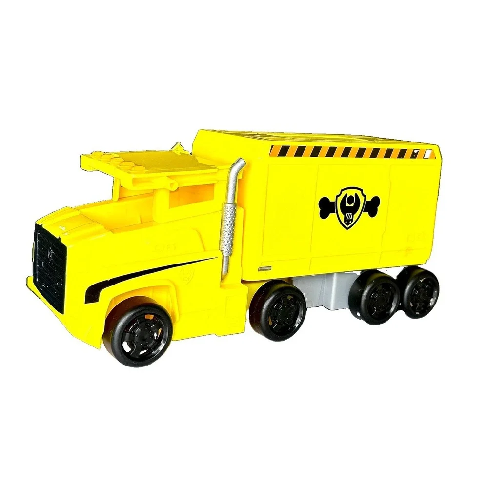 Paw Patrol Big Truck Pups Rubble X-Treme Transforming Crane Truck Vehicle Loose